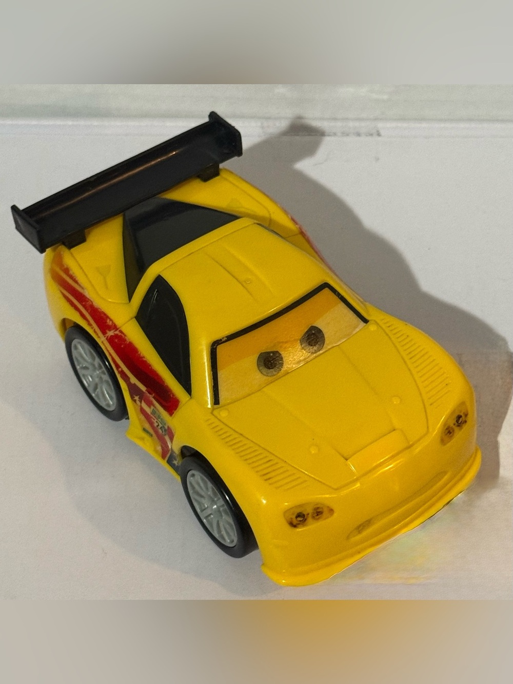 Disney Pixar Cars Jeff Gorbette RC Corvette CAR ONLY ⭐️⭐️Pre-Used Good⭐️⭐️ - Picture 5 of 6
